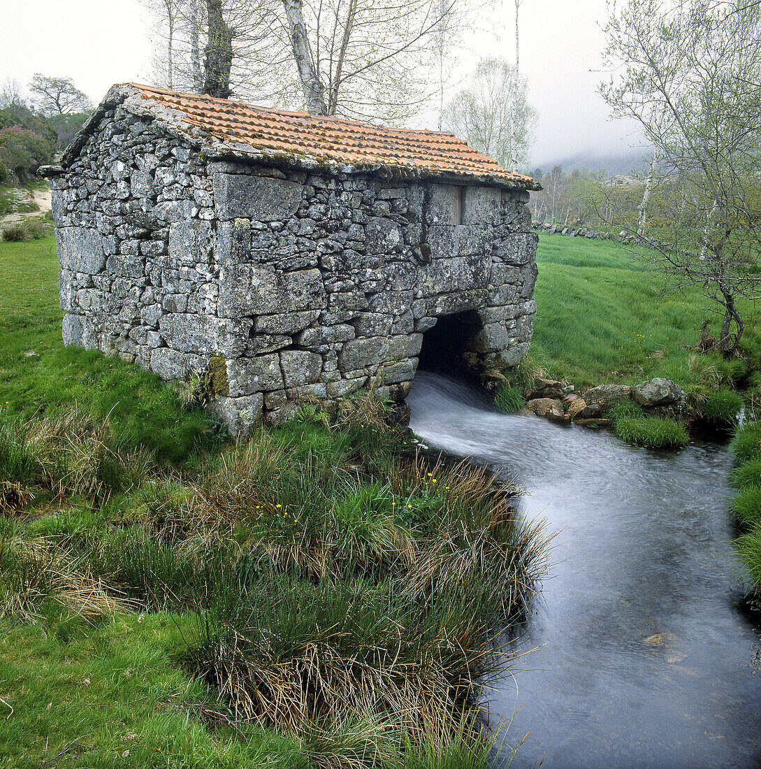 Water mill. Lamas de Mouro. Peneda-Gerês National Park. Minho. Tras-os-Monte, Portugal