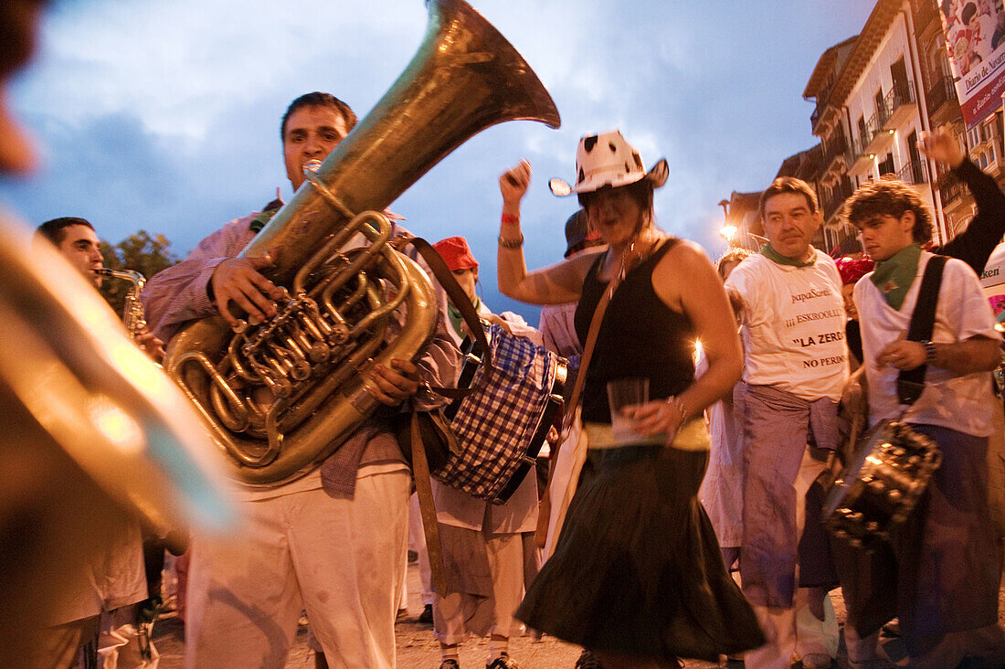 San Fermin Festival, Pamplona. Navarra, Spain