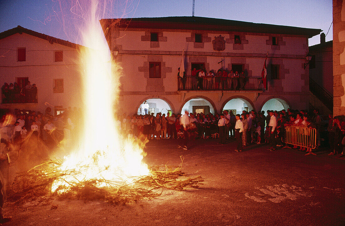 Bonfire. Saint John s night. Abaltzisketa. Guipúzcoa. Euskadi. Spain.