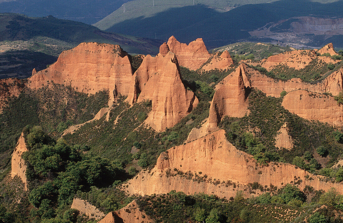 Old Roman gold mines. Las Medulas. León province. Castilla y León. Spain.