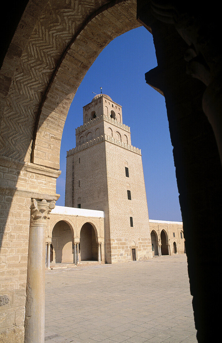 The Great Mosque. Qairouan. Tunisia.