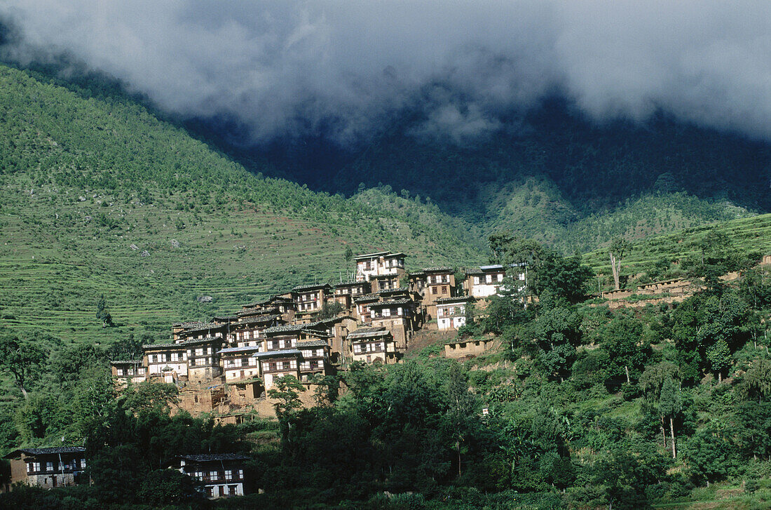 Wangdu Phodrang valley. Bhutan.