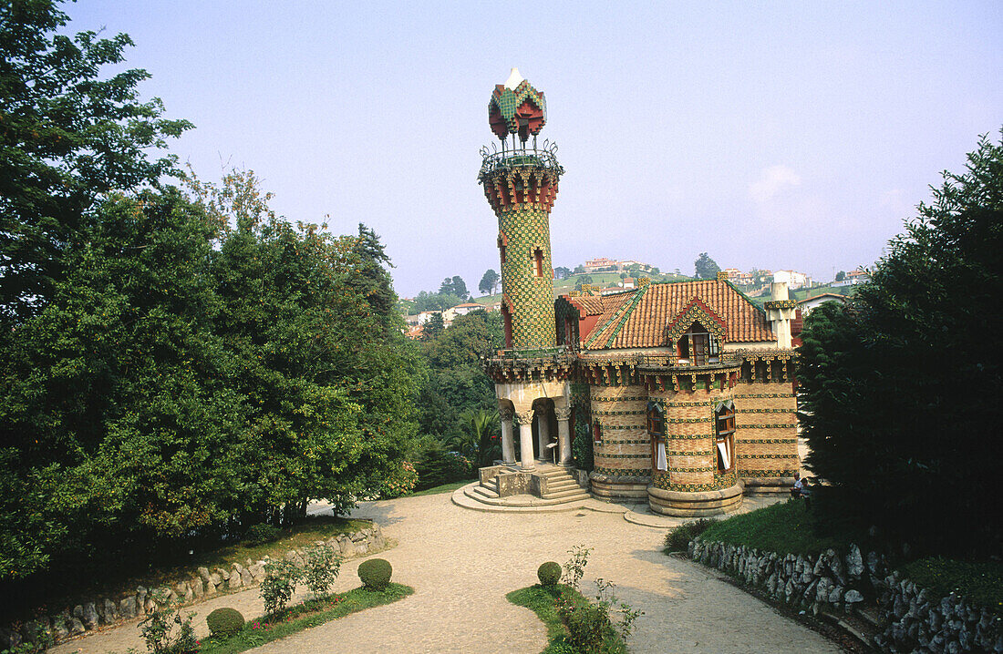 El Capricho by Gaudí (built 1885). Comillas. Cantabria, Spain
