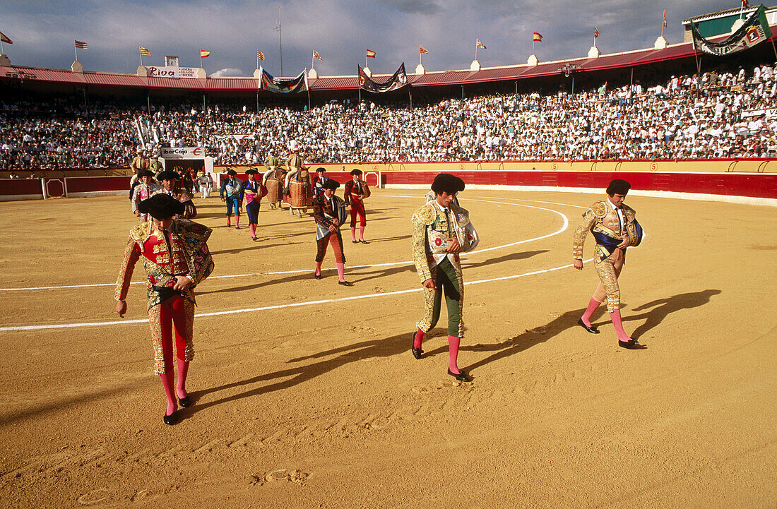 Bullfight. San Lorenzo festival. Huesca. Aragon. Spain.