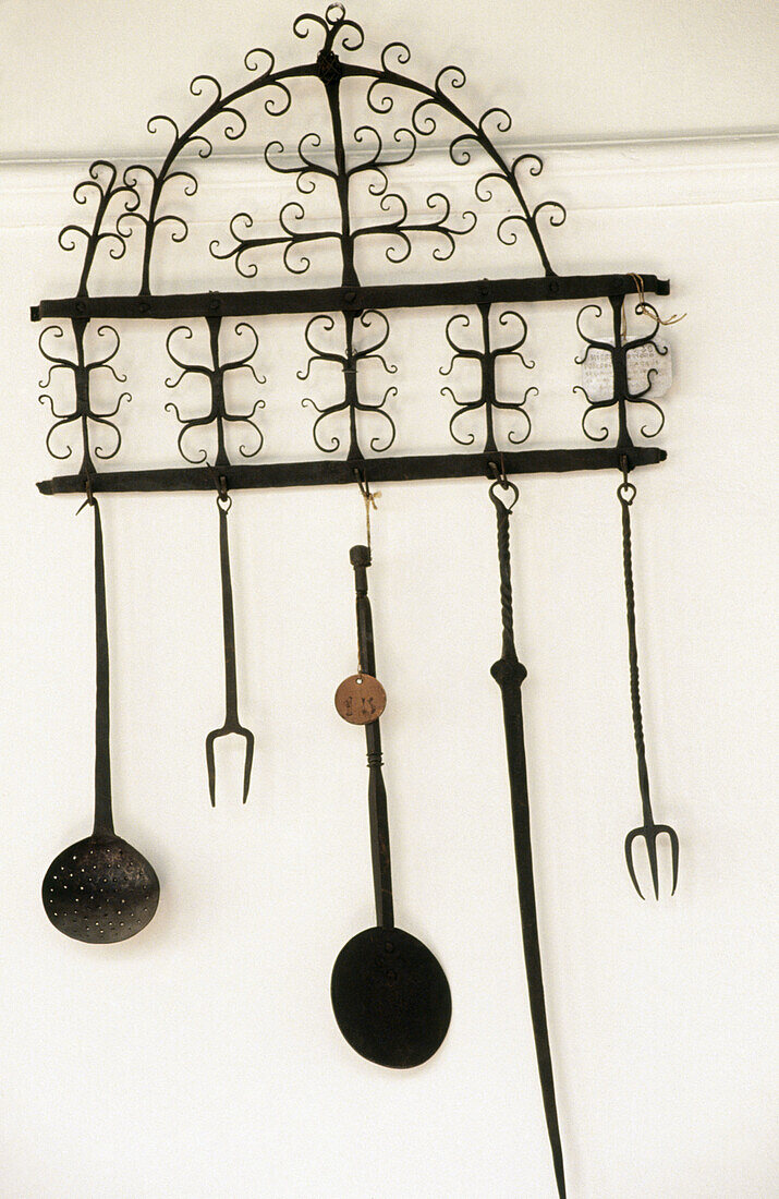 Old kitchenware. San Telmo museum. San Sebastian, Guipuzcoa. Basque Country, Spain