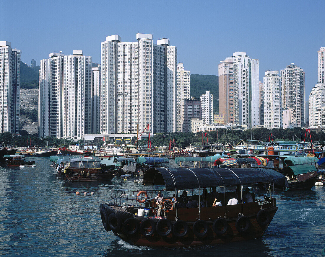 Aberdeen typhoon shelter. Hong Kong.