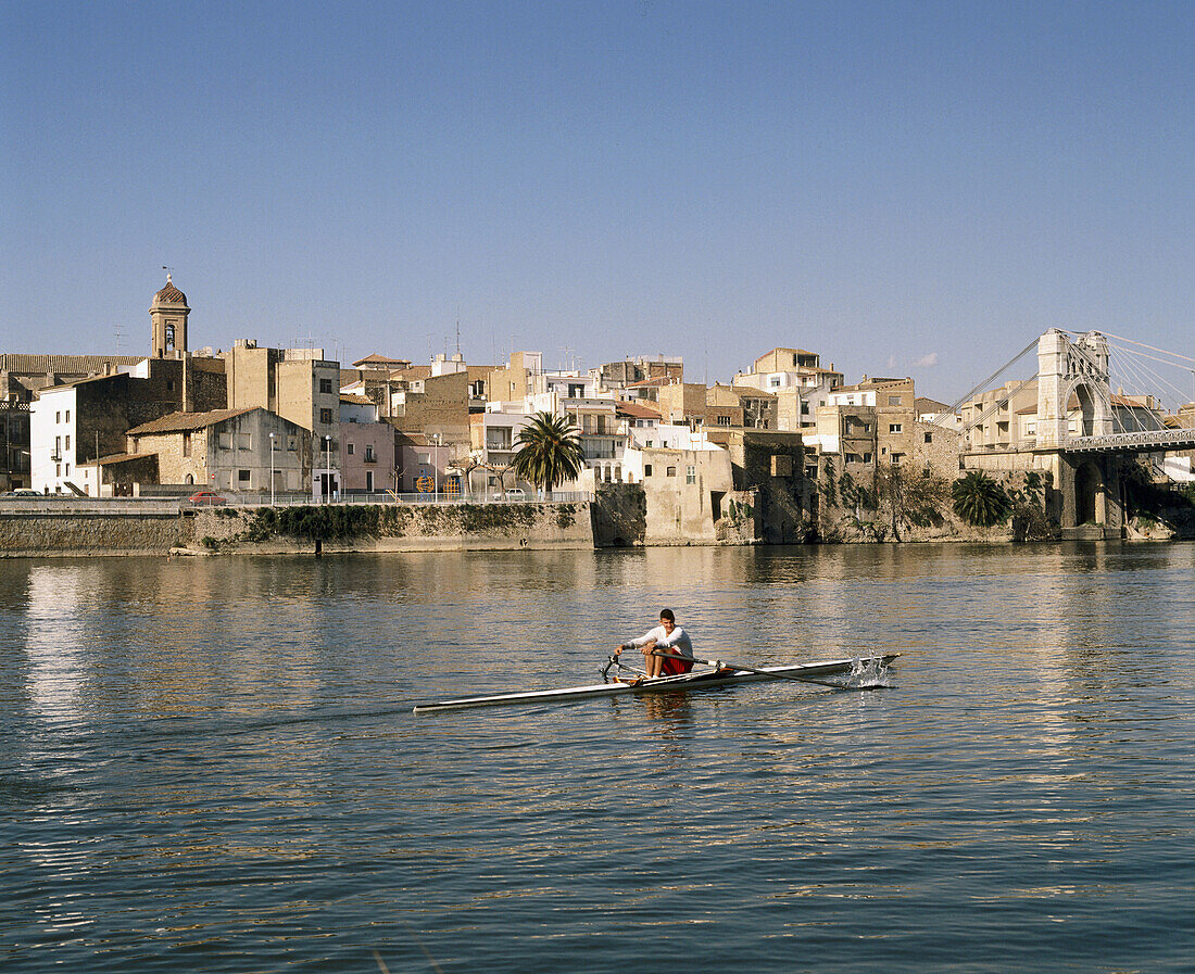 Ebro river. Amposta. Montsià. Tarragona province. Catalunya. Spain.