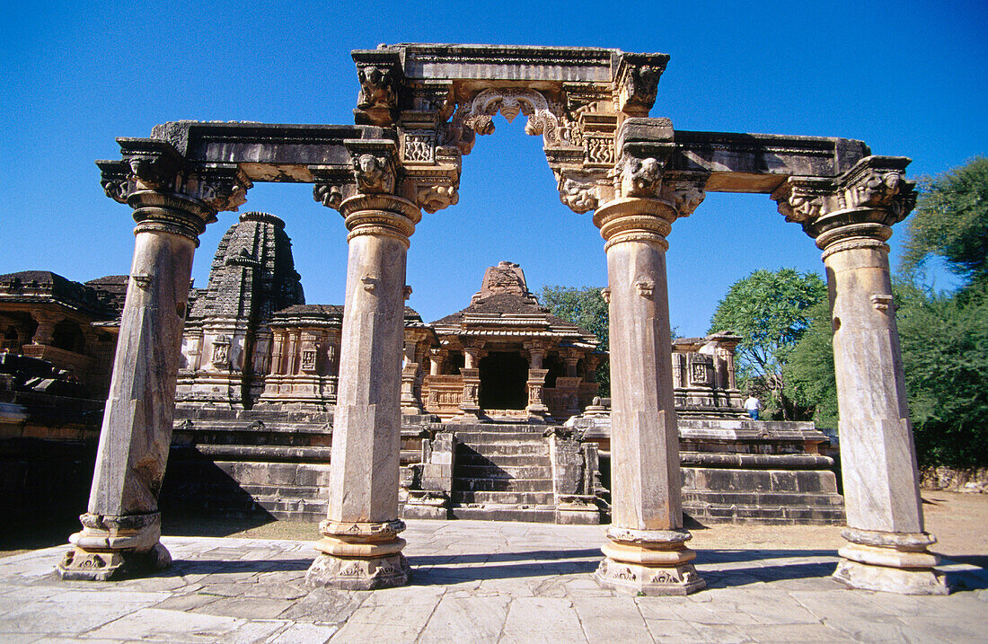 Sas Bahu Temple. Nagda. India