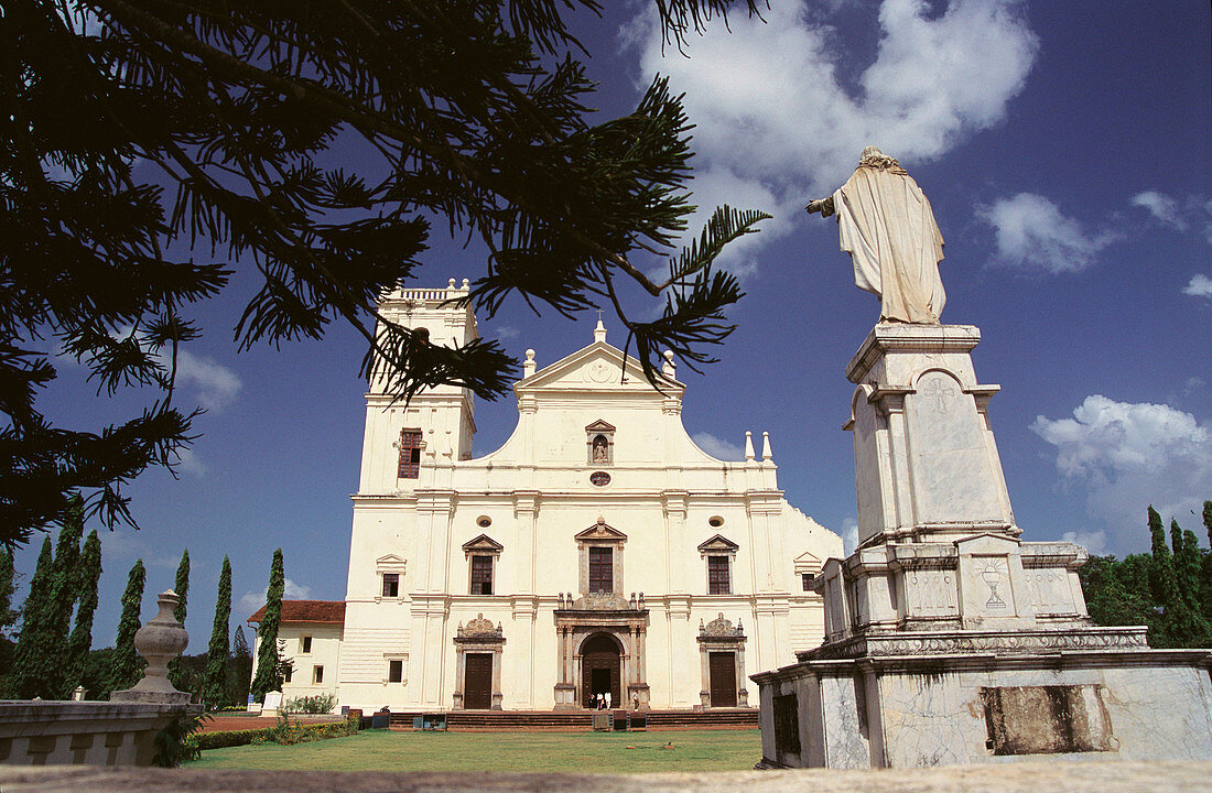 Se Cathedral. Old Goa city. Goa state. India