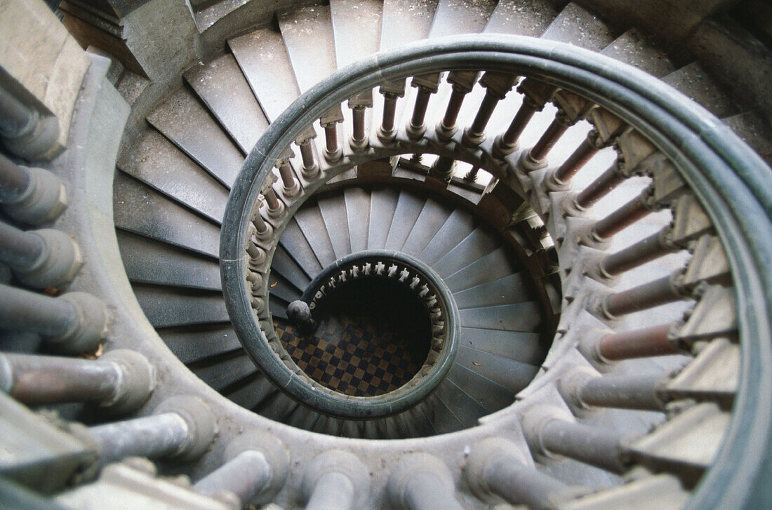 Stairs at hall of University. Mumbai. India