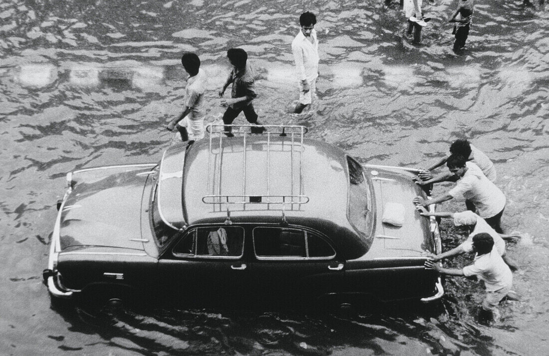 Monsoon. Bombay. India