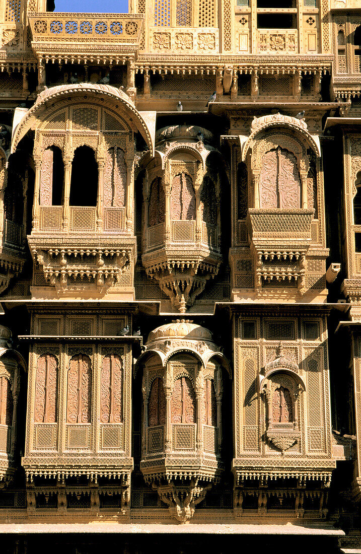 Haveli (typical mansion) in Jaisalmer. Rajasthan. India