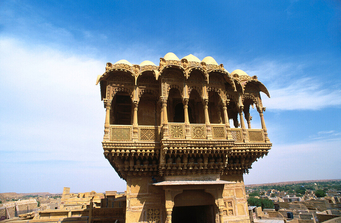 Salam Singh Ki Haveli in Jaisalmer. Rajasthan. India