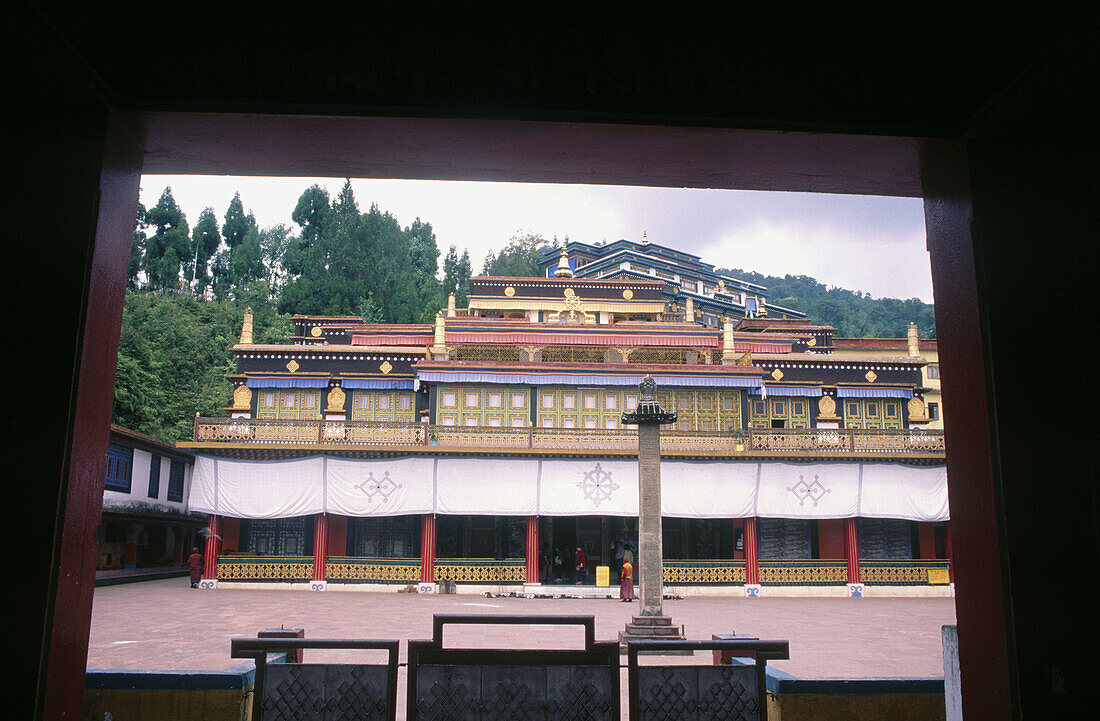 Rumtek Monastery (aka Dharma Chakra Centre) in Gangtok. Sikkim. India.