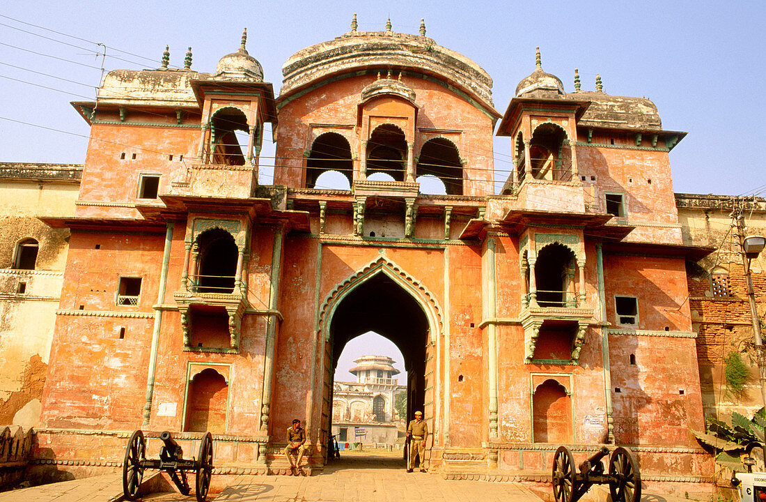 Entrance at Ramnagar Fort. Varanasi. Utar Pradesh. India