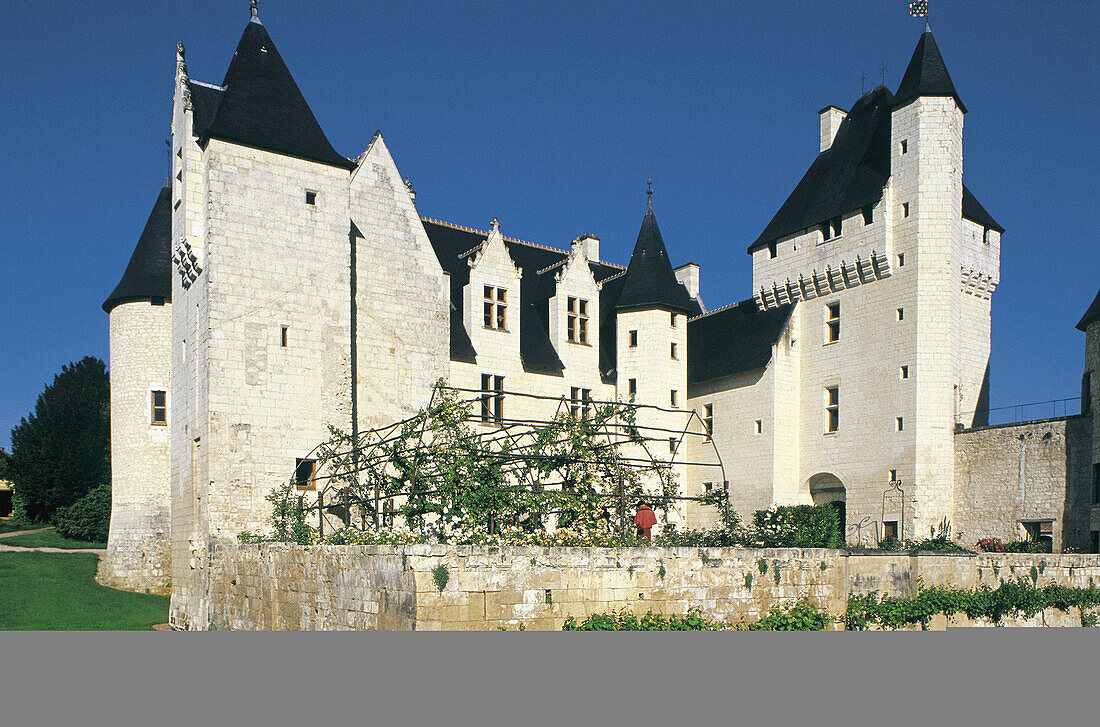 Le Rivau castle. Touraine, Val-de-Loire. France
