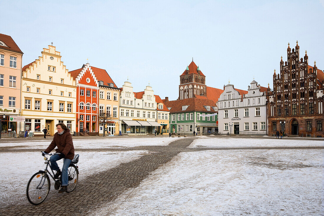 Marketplace, Greifswald, Mecklenburg-Vorpommern, Germany