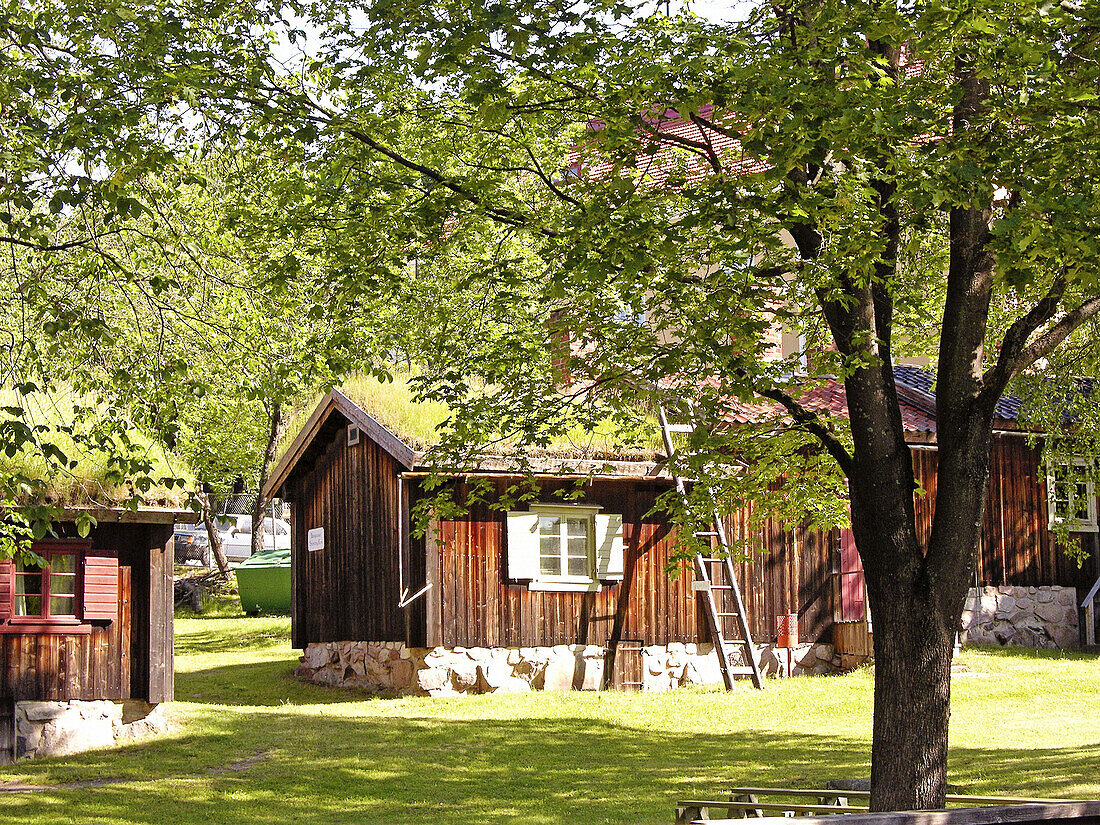 Traditional housing open air museum, Turku. Finland