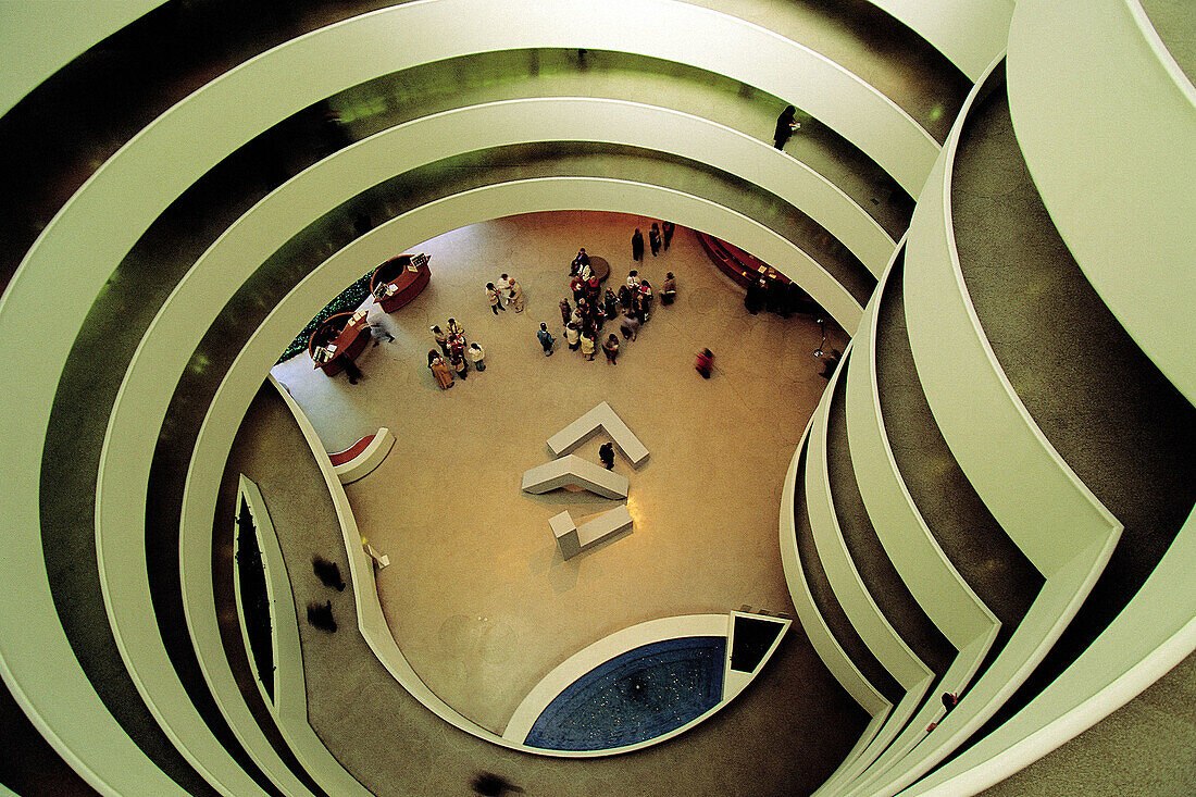 Guggenheim museum architect Frank Llyod Wright. New York (NY) Manhattan. United states (USA)