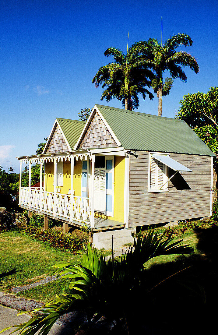 Plantation house. Saint Kitts island. St. Kitts and Nevis, West Indies