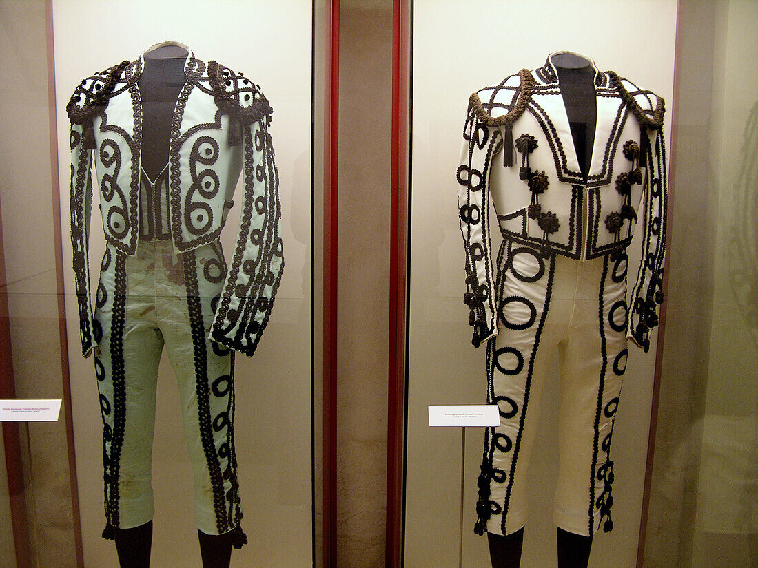 Bullfighter costumes. Ronda. Málaga province. Spain