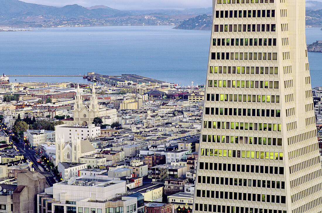 Overview. San Francisco. California. USA.