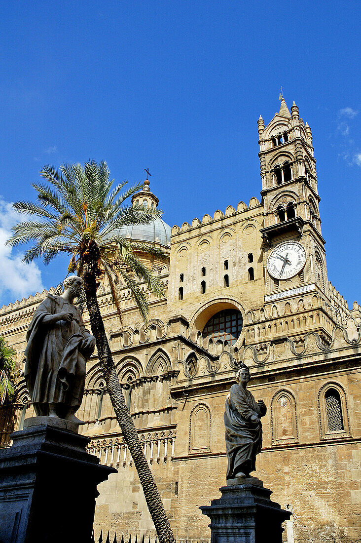 The cathedral (duomo). Palermo, main city of Sicily. Italy