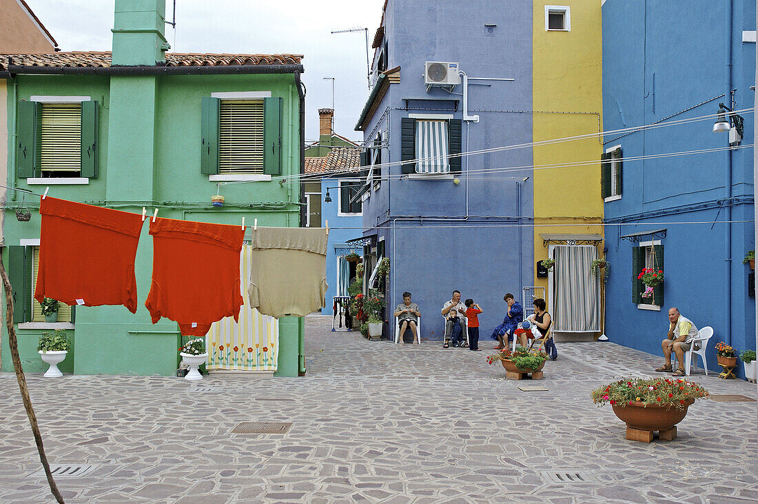 Island of Burano. Venice. Italy