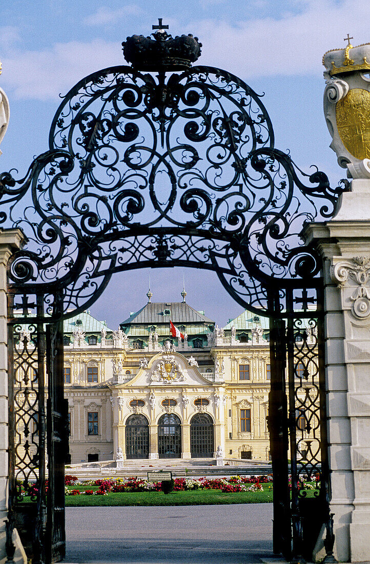 Belvedere castle & park. Architect Hildebrand. Vienna. Austria