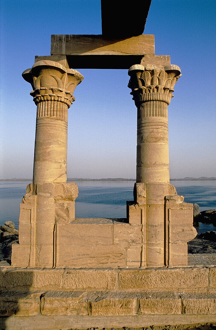 Temple of Kalabsha near Aswan on Lake Nasser bank. Nubia. Egypt