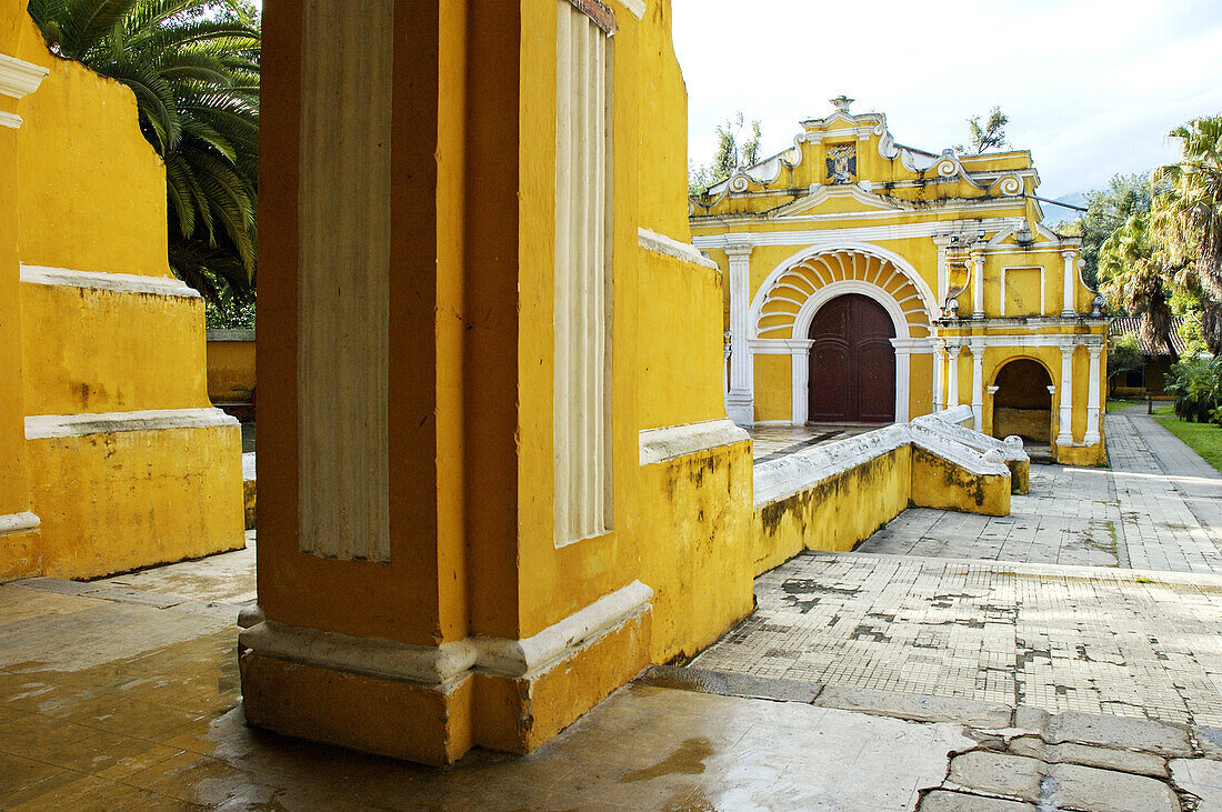 Baroque church in Antigua Guatemala. Guatemala