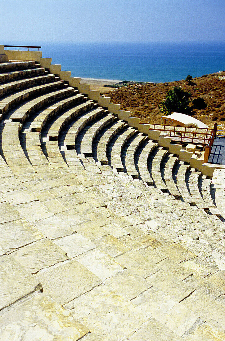 Greek theatre, Kourion archeological site. Cyprus