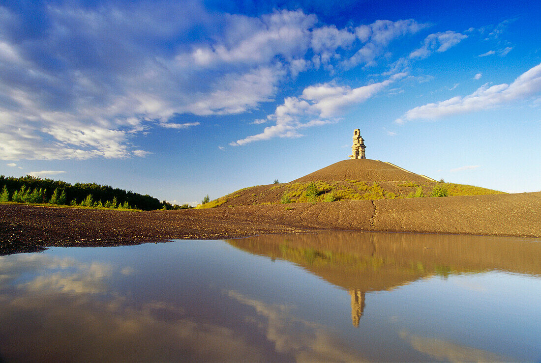 Himmelstreppe on Halde Rheinelbe, Gelsenkirchen, North Rhine-Westphalia, Germany