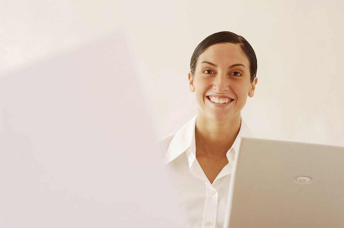  Computer, Computers, Contemporary, Dark-haired, Document, Documents, Employee, Employees, Facial ex