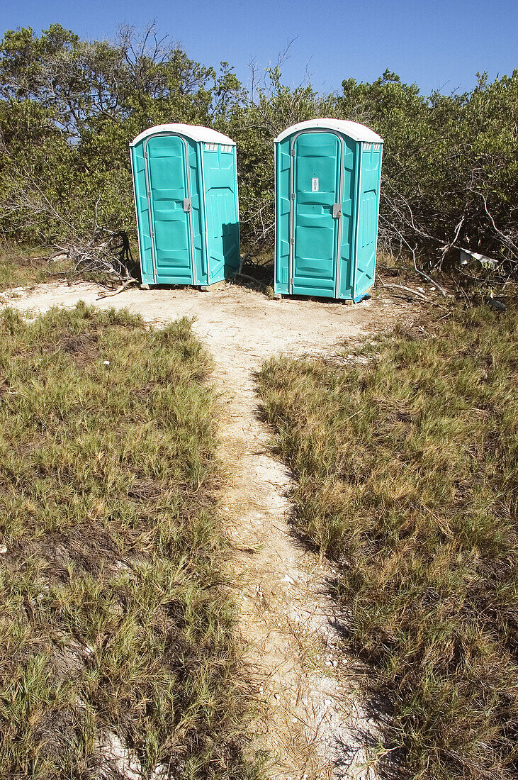 outdoor toilets