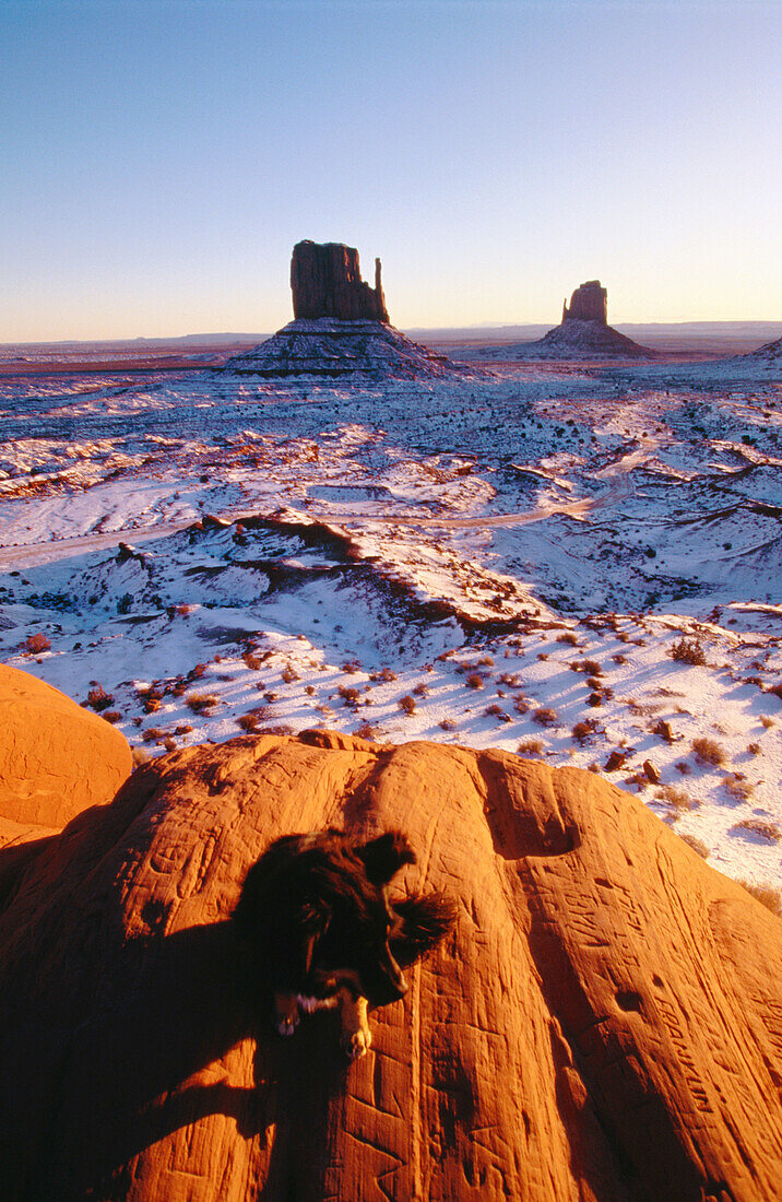 Monument Valley in winter time. Arizona-Utah. USA