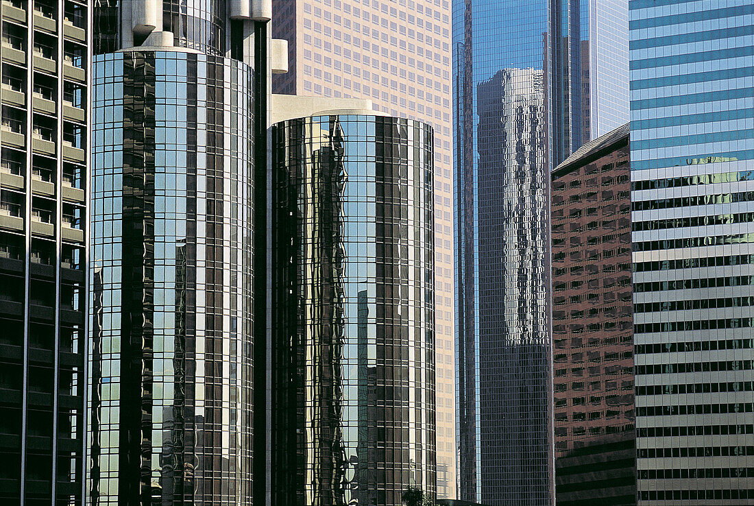 Offices buildings at downtown. Los Angeles. USA