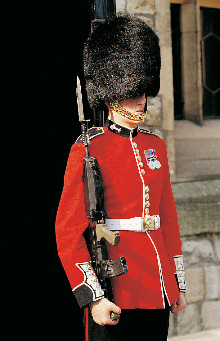 Guard. Tower of London. England