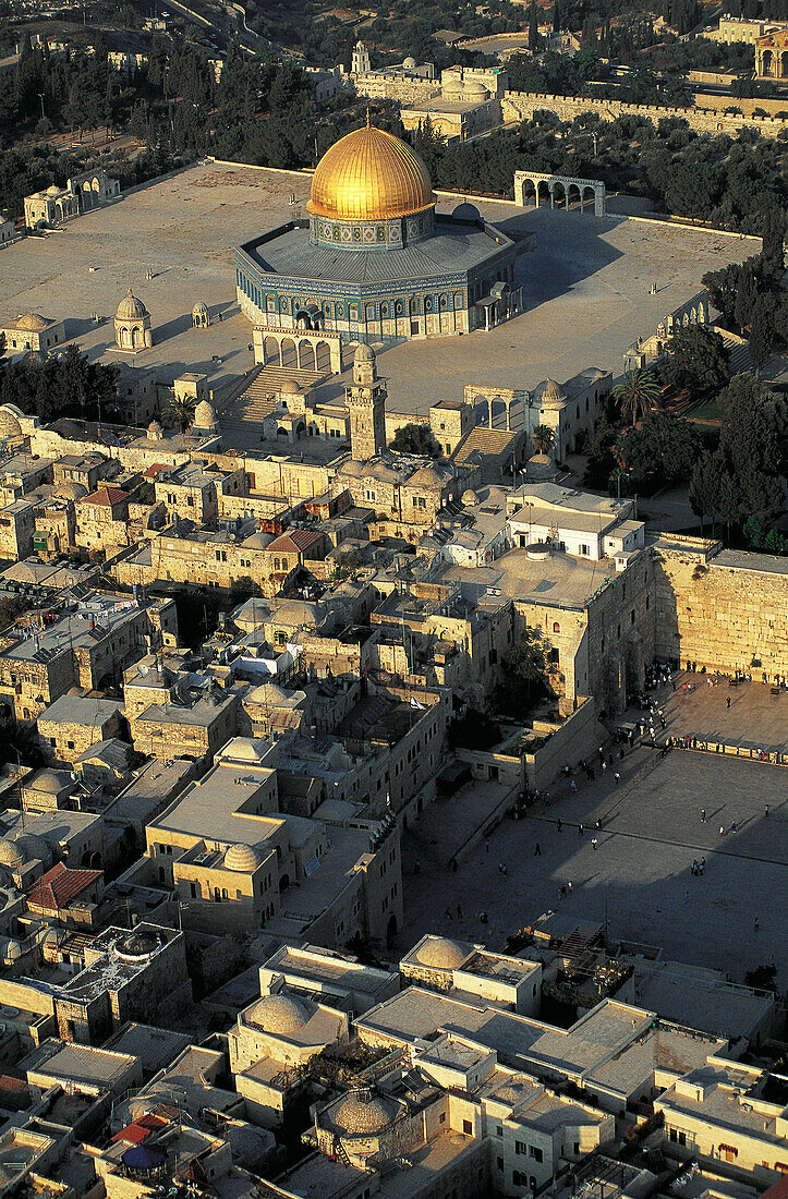 The Doome of the Rock on the Esplanade. Jerusalem. Israel