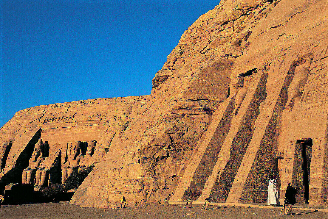 The two temples. Abu Simbel. Egypt