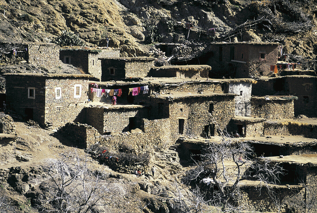 Houses in the Ourika Valley, Morocco