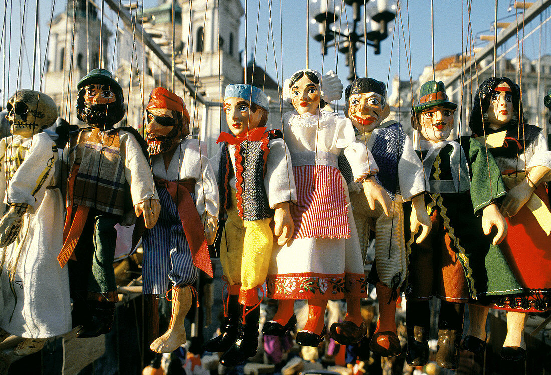 Puppets. Prague. Czech Republic