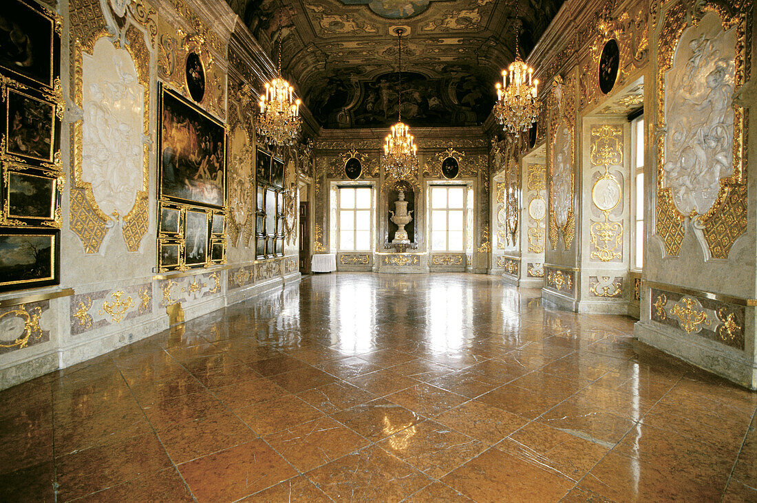 The Ballroom. Belvedere Palace. Vienna. Austria