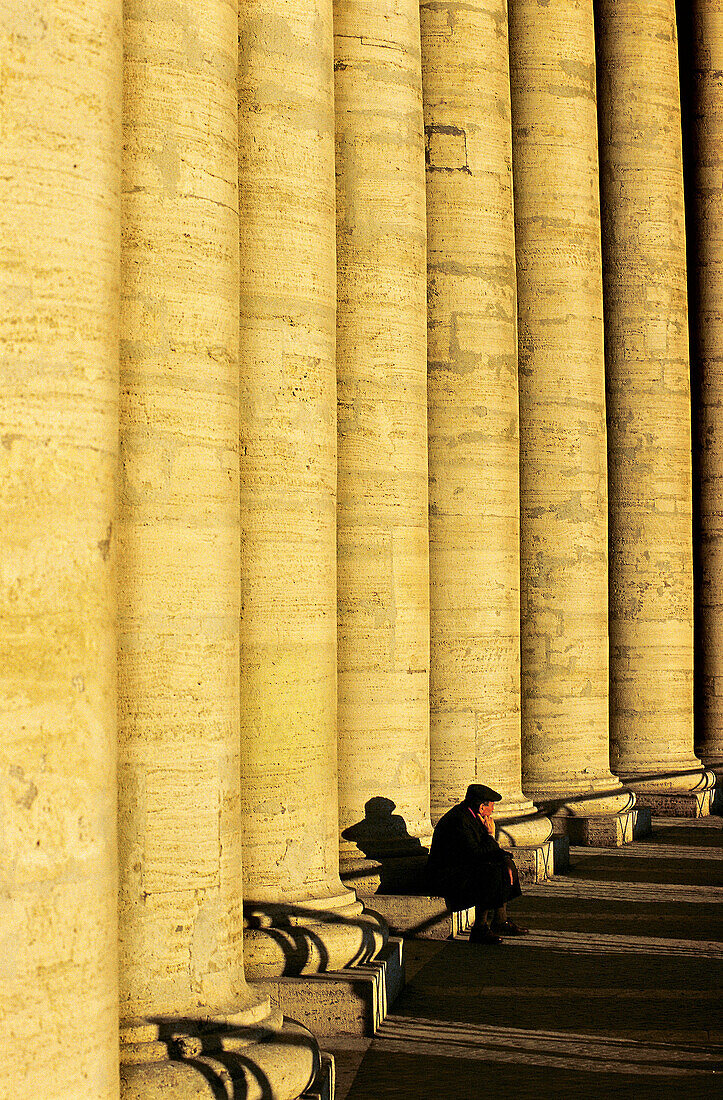 Bernini colonnade. Vatican. Rome. Italy
