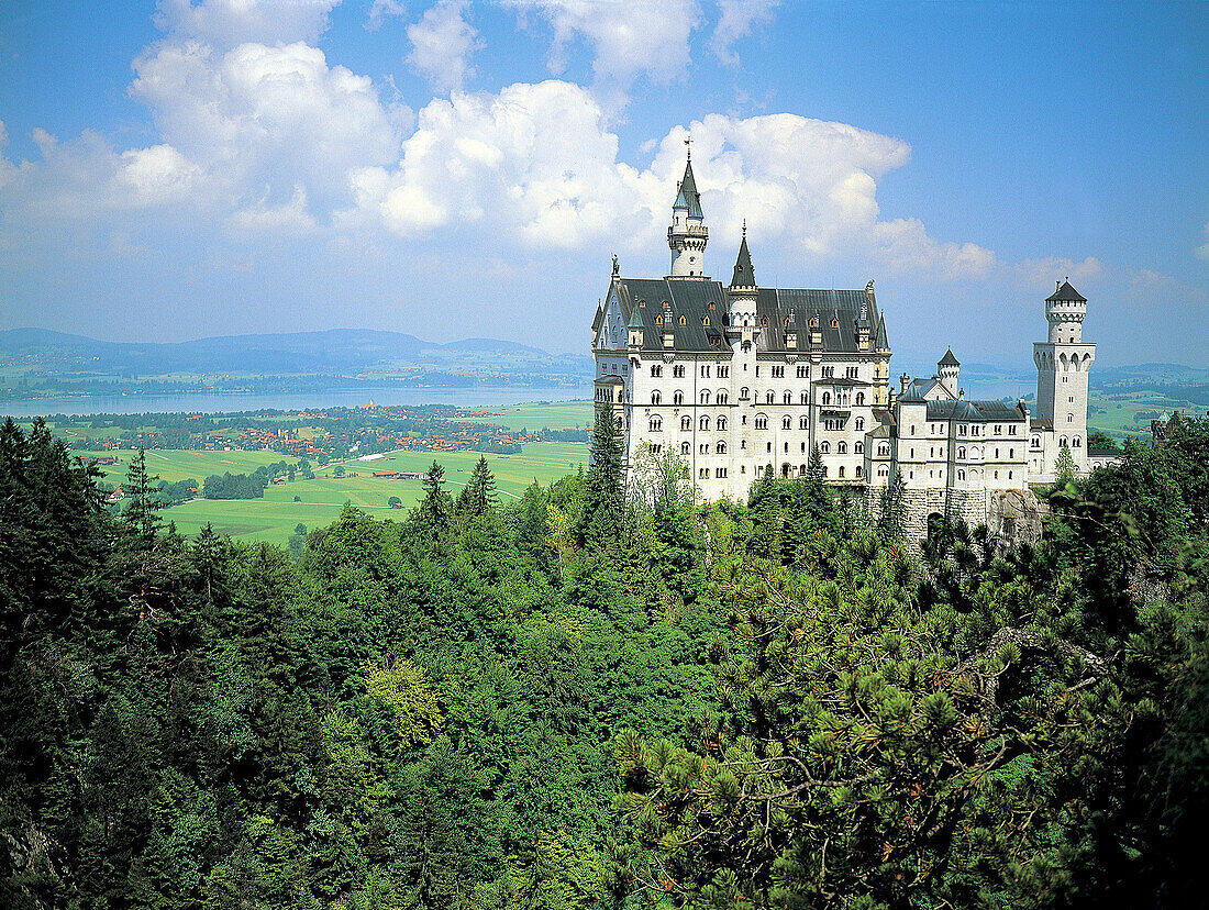 Neuschwanstein Castle. Bavaria. Germany