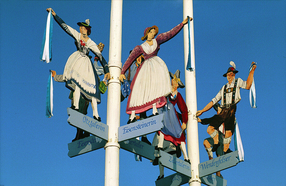 May Pole. Bavaria. Germany