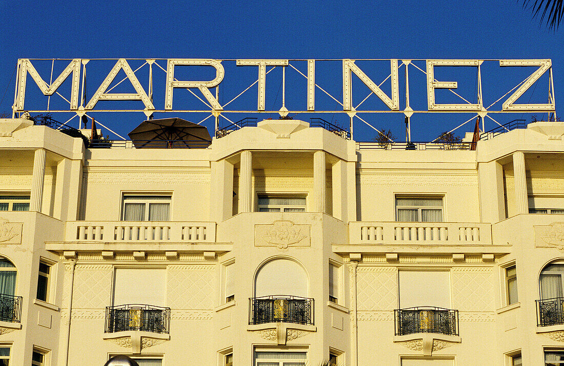 Hotel Martinez. La Croisette. Cannes. Cote d Azur. France