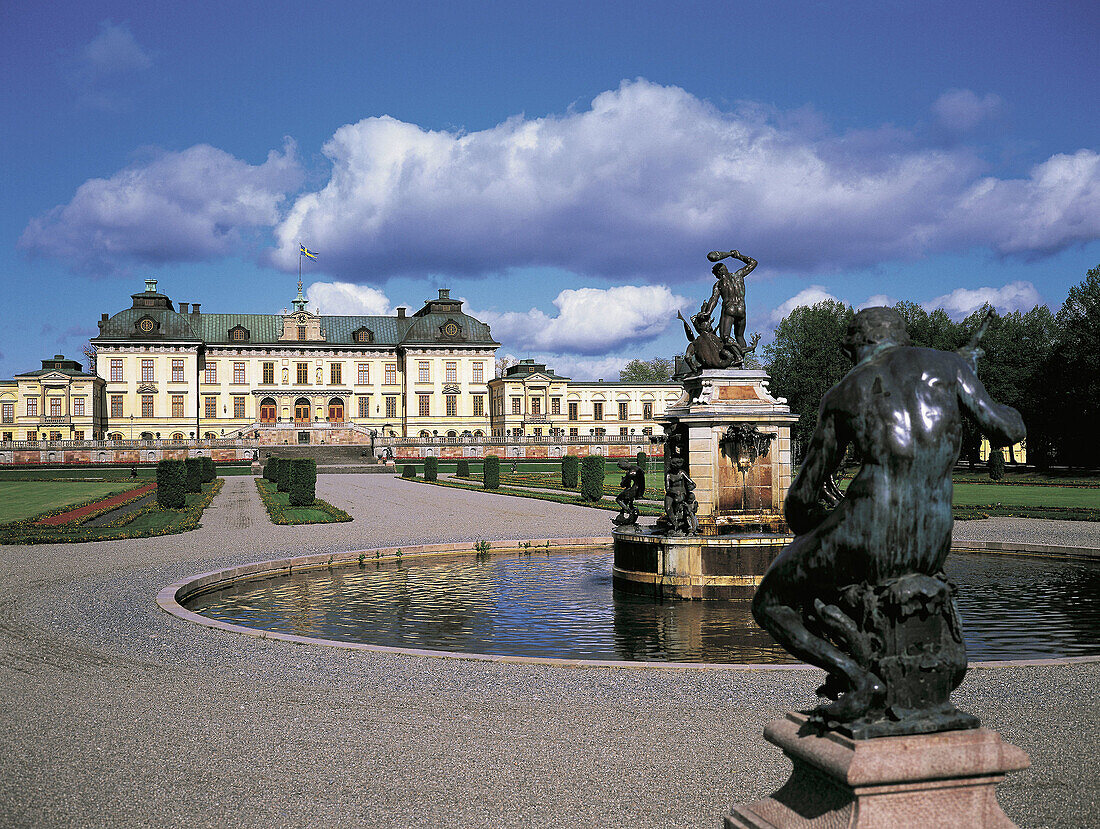 Royal Palace of Drottningholm. Stockholm. Sweden