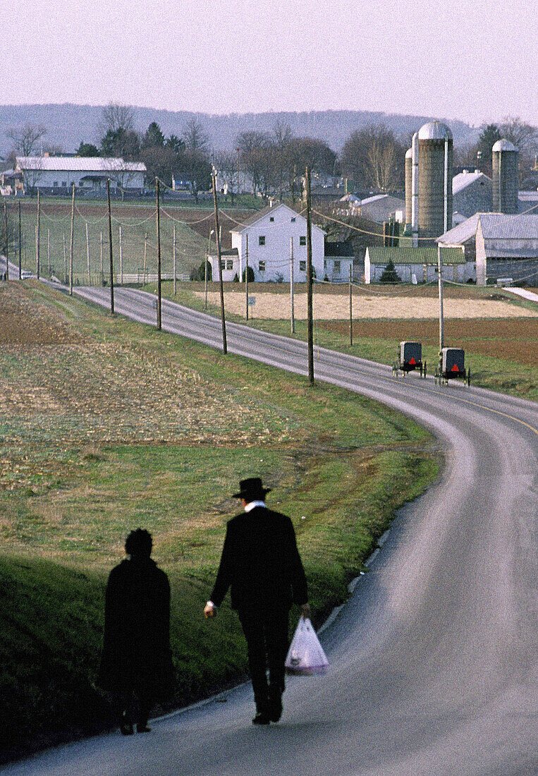 Sunday in the Amish County. Lancaster. Pennsylvania. USA