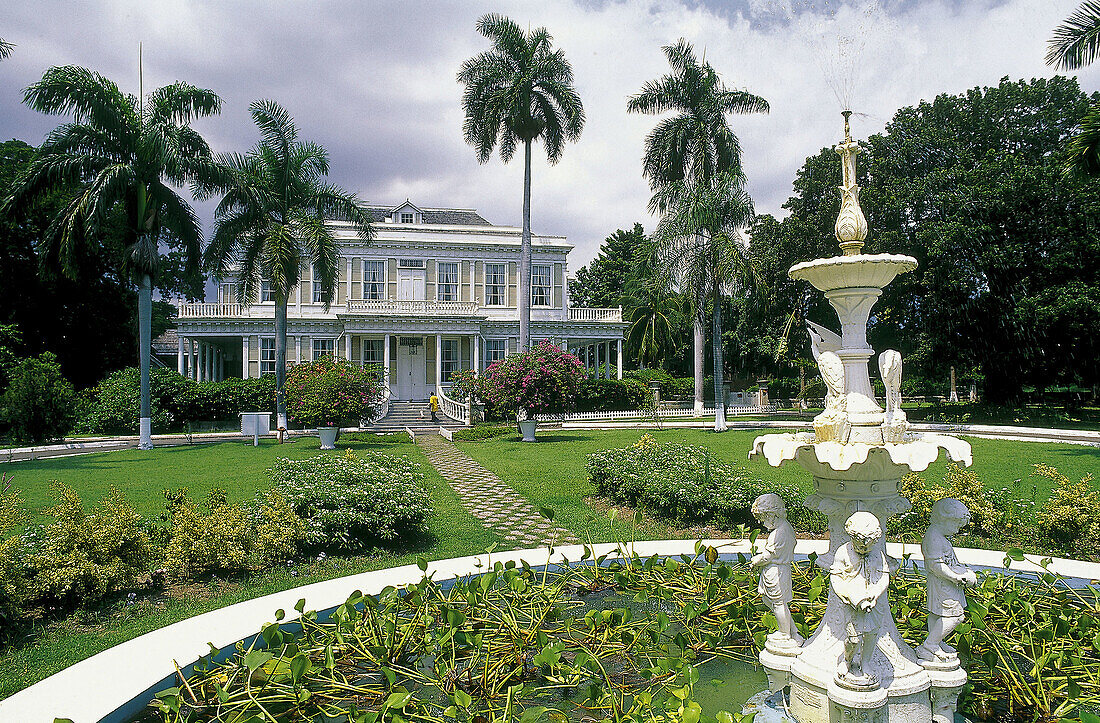 Devon House, built in 1881 by George Stiebel, the Caribbean’s first black millionaire. Kinsgton. Jamaica